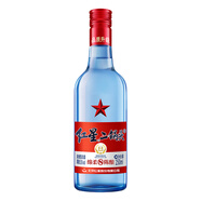 紅星二鍋頭白酒 藍瓶純糧8綿柔 清香型糧食酒 北京產(chǎn)地整箱送禮口糧酒 53度 250mL 24瓶 原箱