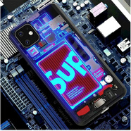 暴力熊iphone13手機殼12pro新款來電發(fā)光手機殼蘋果15/14pro適用 半字SUP 蘋果6S/6(4.7寸通用)