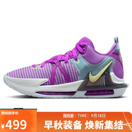 耐克NIKE籃球鞋男詹姆斯7代LEBRON WITNESS 7運(yùn)動(dòng)鞋DM1122-500紫紅42