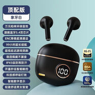 其他品牌華為小米通用藍牙耳機2025新款超長(cháng)續航運動(dòng)跑步降噪高音質(zhì)入耳式 黑色 暗[十年質(zhì)保+退換]旗艦 HiFi音效+高清通話(huà)+藍牙5.3