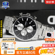 卡西歐（CASIO）男士手表EDIFICE石英腕表防水三眼表盤學生手表男送男友開學禮物 MTP-E510D-1A2豎三眼