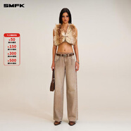 SMFK十字草原人造皮毛短身背心 北極狼白/荒野棕/狼棕色TKF01AW/GWB/K 北極狼白 S