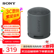 索尼（SONY）SRS-XB100無線藍牙音箱 迷你便攜音響 重低音16小時續(xù)航 戶外低音炮音箱 IP67防水防塵 XB13升級款 黑色