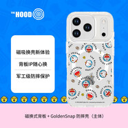 THEHOOD哆啦A夢聯(lián)名適用蘋果iPhone17/16/15/Pro/Max/Air磁吸換圖防摔手機保護殼套機器貓個性卡通 哆啦A夢圖案4/磁換式背板+透明防摔殼（主體） iPhone 17 Pro