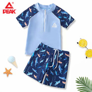 匹克兒童泳衣男童泳褲套裝男孩分體大中小童立體泳衣寶寶套裝130