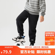 巴拉巴拉兒童長褲男女童加絨褲子2024秋冬束腳休閑褲親子百搭208424108227