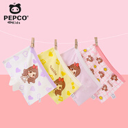 小豬班納4條裝女童內褲兒童純棉寶寶四角短褲女孩平角底褲女童春秋冬 女童內褲-芭比女孩 100 （S碼） 建議身高80-95CM