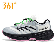 361°行山運動(dòng)鞋女鞋戶(hù)外登山徒步鞋361度防滑耐磨休閑鞋春季582533303 銀白色/曜石黑 39