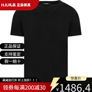 湯姆.福特TF SS22 棉質(zhì)V領短袖T恤 男款 黑色 黑色 2XL