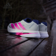 阿迪達(dá)斯（adidas）Adizero Boston 波士頓13專業(yè)馬拉松跑鞋男緩震耐磨玻纖柱跑步鞋 HQ4912/亞麻綠/亮粉色/深藍(lán)色 42.5