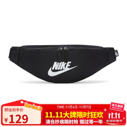 耐克（NIKE）男女腰包 單肩包斜挎包胸包休閑包DB0490-010 黑