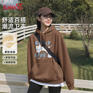 班尼路（Baleno）潮牌卡通連帽衛衣女2026新款春秋季休閑百搭學(xué)生時(shí)尚長(cháng)袖上衣帽衫
