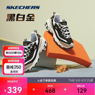 斯凱奇黑白金|男鞋秋季經(jīng)典熊貓鞋增高透氣時(shí)尚校園復(fù)古老爹鞋
