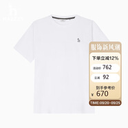 哈吉斯（HAZZYS）男裝 2025夏季新款上衣【涼感/3A抗菌】圓領(lǐng)短袖T恤男ASTZE0CBE61