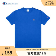 Champion冠軍t恤男24新款純棉情侶寬松短袖上衣 M603深藍色 L 