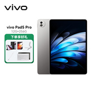 vivoPad5Pro 電競平板電腦 藍晶×天璣 9400 智慧流暢 學(xué)生學(xué)習(xí)辦公娛樂游戲二合一Pad 12G+256G WIFI 寒星灰 官方標(biāo)配+【豪華禮包】+【曬單豪禮】