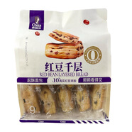 爆款面包組合系列大包裝下午茶早餐面包蛋糕休閑零食阿華田 咔麗滋紅豆千層面包420g