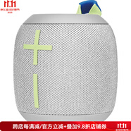 羅技（Logitech） UE WONDERBOOM 3 便攜式藍(lán)牙音箱戶外音響IP67防水22新款 灰色Joyous Brights Gray
