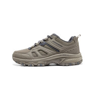 斯凱奇（Skechers）芷山秋冬男女戶外徒步鞋防滑耐磨 男款-灰褐色/TPE 39
