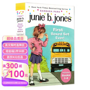 朱尼瓊斯系列1-4冊禮盒裝 英文原版 Junie B. Jones First Boxed Set Ever兒童初級章節橋梁書(shū) 插圖小說(shuō)Barbara Park Set Ever 1-4 初級橋梁書(shū) 