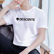 迪桑特DESCENTE25新款圓領(lǐng)短袖T恤男上衣百搭半截袖運動休閑上衣 501【白色圓領(lǐng)短】 M 女【建議體重90-105斤】