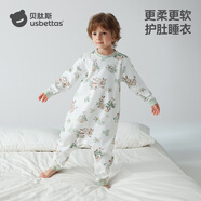 貝肽斯寶寶睡衣春秋薄款2025新款男女兒童家居服連體衣服套裝