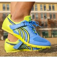 多威（Do-win）短跑釘鞋秋季男女專(zhuān)業(yè)跑步比賽釘鞋鷹系列田徑運動(dòng)鞋PD5901 藍黃PD5901B 39