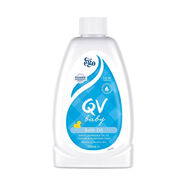 ego QV老爸抽檢QV嬰兒泡澡沐浴油寶寶牛奶浴新生兒專用牛奶鴨500g QV嬰兒泡澡油500ml 1瓶