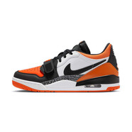 耐克（NIKE）男鞋AIR JORDAN LEGACY 312 緩震防滑耐磨休閑運動(dòng)鞋 復古籃球鞋 CD7069-118/白黑橙 44.5 【建議腳長(cháng)28.5厘米】