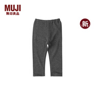 無印良品（MUJI）嬰童 彈力 里抓絨褲子兒童褲子童裝男童女童25年秋季新品CC26WA5A 炭灰色 80 /47A