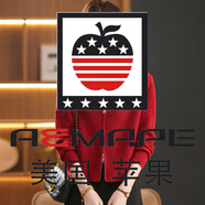 AEMAPE高檔羊毛針織開衫女2025年秋季新款休閑毛衣翻領(lǐng)時尚精致拉鏈短外 紅色 S