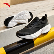 安踏（ANTA）云途丨跑步鞋女輕便減震運動(dòng)鞋輕質(zhì)通勤休閑鞋女回彈 基礎黑-2 38 (女7)