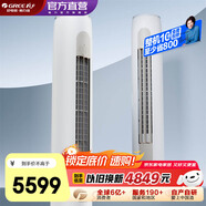 格力（GREE）空調 云之炫 新三級能效 變頻冷暖 自清潔 大風(fēng)量 除濕 客廳家用圓柱立式柜機 2匹 三級能效