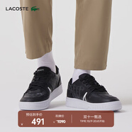 LACOSTE法國鱷魚(yú)男鞋L001百搭簡(jiǎn)約休閑舒適運動(dòng)鞋板鞋|47SMA0055 312/黑色/白色 7.5 /41