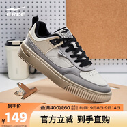 鴻星爾克運(yùn)動(dòng)板鞋秋季潮流厚底輕便拼接個(gè)性百搭休閑滑板鞋子男鞋