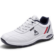 奈客保羅（Naikpllo）奈客保羅男鞋真皮運動(dòng)鞋氣墊跑步鞋男士潮流鞋春夏男款休閑鞋 3266590人購買(mǎi)四季款送襪子 38