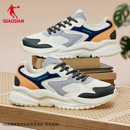 喬丹小千禧運動(dòng)鞋男鞋冬季革面防水休閑鞋復古密網(wǎng)老爹鞋輕便跑步鞋男 象牙白/純質(zhì)灰(網(wǎng)面) 男款 42.5