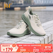 361°運(yùn)動(dòng)鞋男飛翼秋季透氣網(wǎng)面厚底休閑輕便慢跑步鞋子男672122217-10