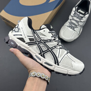 鬼?；ⅲ∣nitsuka Tiger JP）亞瑟士Gel-Kahana8復古跑步鞋K8瑟士透氣防滑緩減震男女運動(dòng)鞋 Gel-Kahana8-淺棕黑 36 偏小半碼-對應其他運動(dòng)鞋35-35.5碼