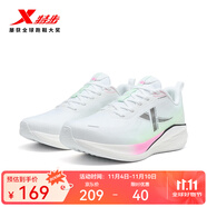 特步【門店同款】騛速5.0LITE跑鞋男新款舒適軟彈減震慢跑穩(wěn)定運(yùn)動(dòng)鞋 經(jīng)典白/熒光粉綠/黑【女】 38