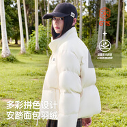 安踏六度芯面包羽絨服丨短羽絨女冬季新款寬版棉服面包服上衣保暖外套