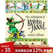 圖話經(jīng)典 羅賓漢歷險記 英文原版 Adventures of Robin Hood 瑪莎威廉姆 綠山墻 名著改編系列 漫畫繪本圖畫書 點(diǎn)燈人 Walker