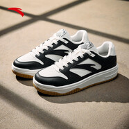 安踏（ANTA）街頑3板鞋男耐磨防滑運動(dòng)鞋 象牙白/基礎黑-6 39 (男6.5)