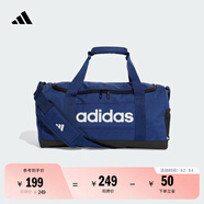 adidas運動(dòng)健身便攜斜挎手拎包男女新款阿迪達斯官方   深藍/白色   NS