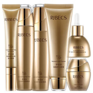 伊貝詩(shī)海藻蝸牛柔膚水潤膚乳液保濕補水護膚品套裝 潔面100g+水120ml+乳100g+霜50g+精華液30g+眼霜15g