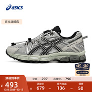 亞瑟士ASICS跑步鞋女鞋透氣運動鞋越野抓地耐磨跑鞋 GEL-KAHANA 8 FL 銀灰色/黑色 39
