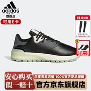 阿迪達(dá)斯 （adidas）高爾夫球鞋男士REBELCROSS無釘新款golf舒適休閑運動鞋 GV9772 一號黑/黃 綠/棕色 無釘 42 （UK8.0）