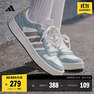 adidas「小鋸齒」D-PAD CLASSIC休閑美高風(fēng)復(fù)古籃球板鞋阿迪達(dá)斯   亮白/卵石銀灰/漢玉白   41