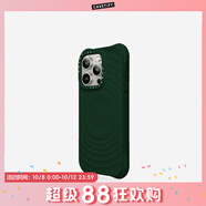CASETIFY 純色波漾手機殼 MagSafe兼容 硅膠手機殼 適用于蘋果iPhone17/16/15 Air/Plus/Pro/Max手機保護殼 松柏綠Magsafe iPhone 15 Pro 