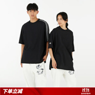 Y-3/Y3 潮牌經(jīng)典三杠時尚運動休閑短袖圓領(lǐng)T恤 IR6265 黑色 IR6265 XL